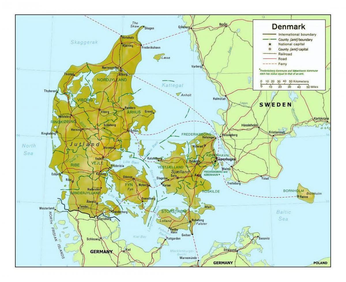 Harta danemarca kommune