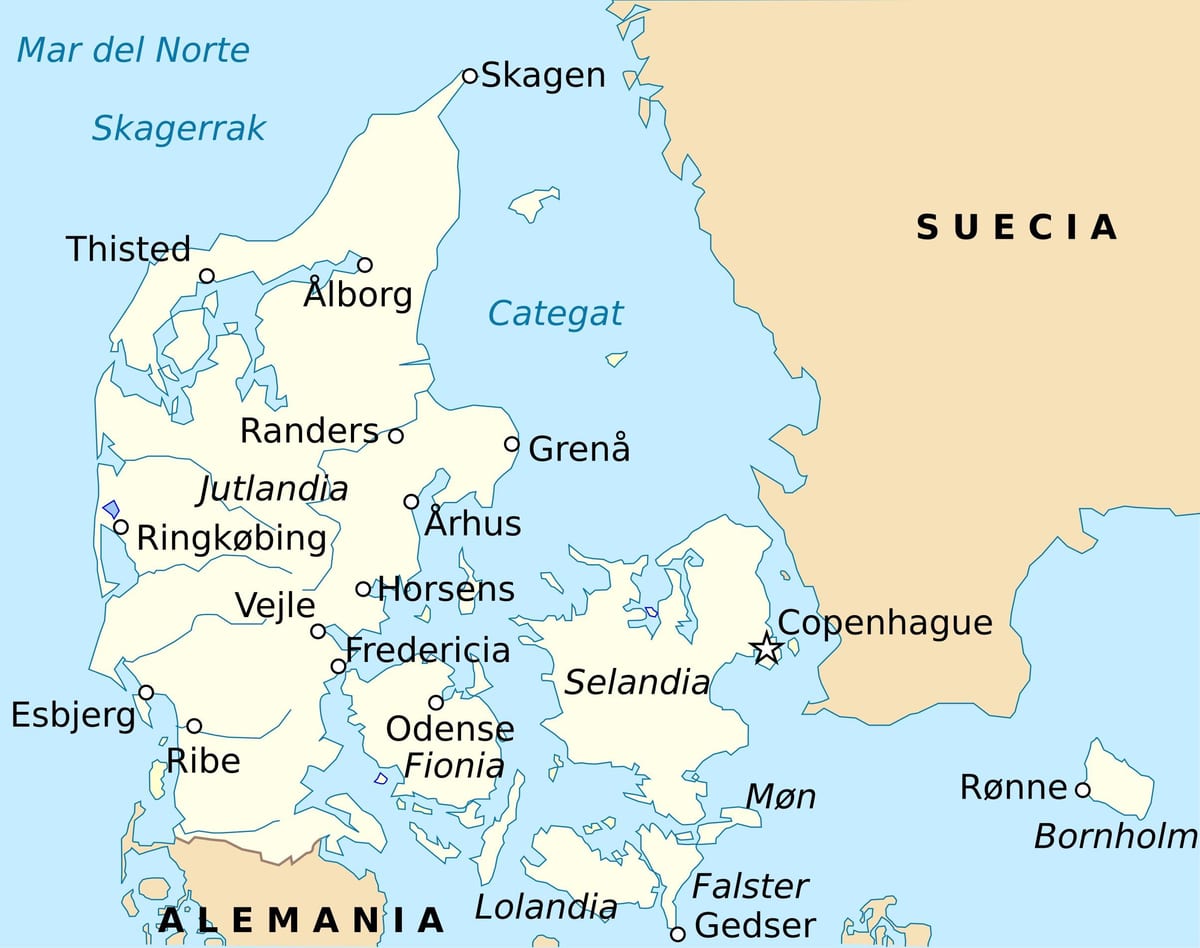 Harta fredericia danemarca