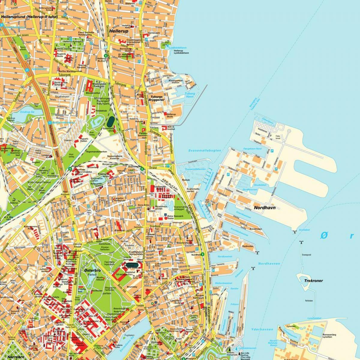 Harta de la copenhaga danemarca