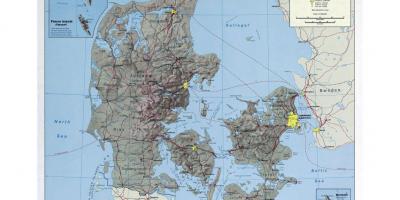 Aeroporturile internaționale din danemarca hartă