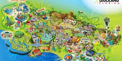 Danemarca legoland hartă
